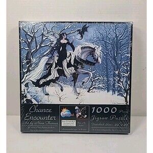 Chance Encounter 1000 piece SunsOut Jigsaw Puzzle Art by Nene Thomas NIB USA